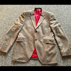 Ben Sherman Wool Blend Tweed Blazer Sport Coat